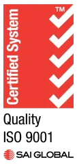 Quality ISO 9001, SAI Global certified system