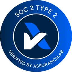 SOC 2 Type 2, verified by AssuranceLab